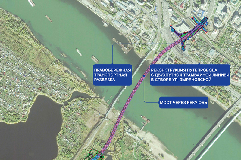 Проект моста через обь в новосибирске четвертого фото