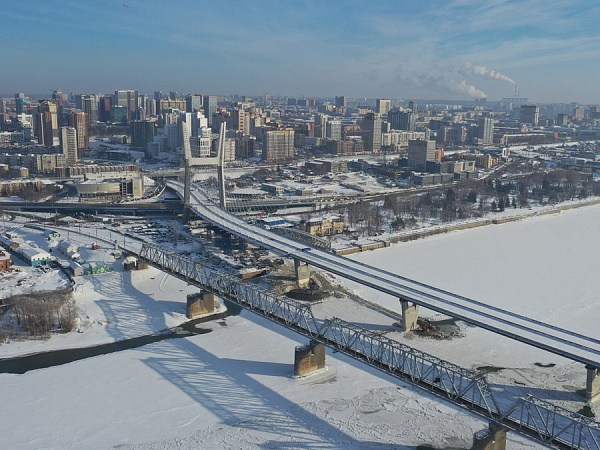 Группа «ВИС» наращивает количество персонала на строительстве моста через реку Обь в Новосибирске 